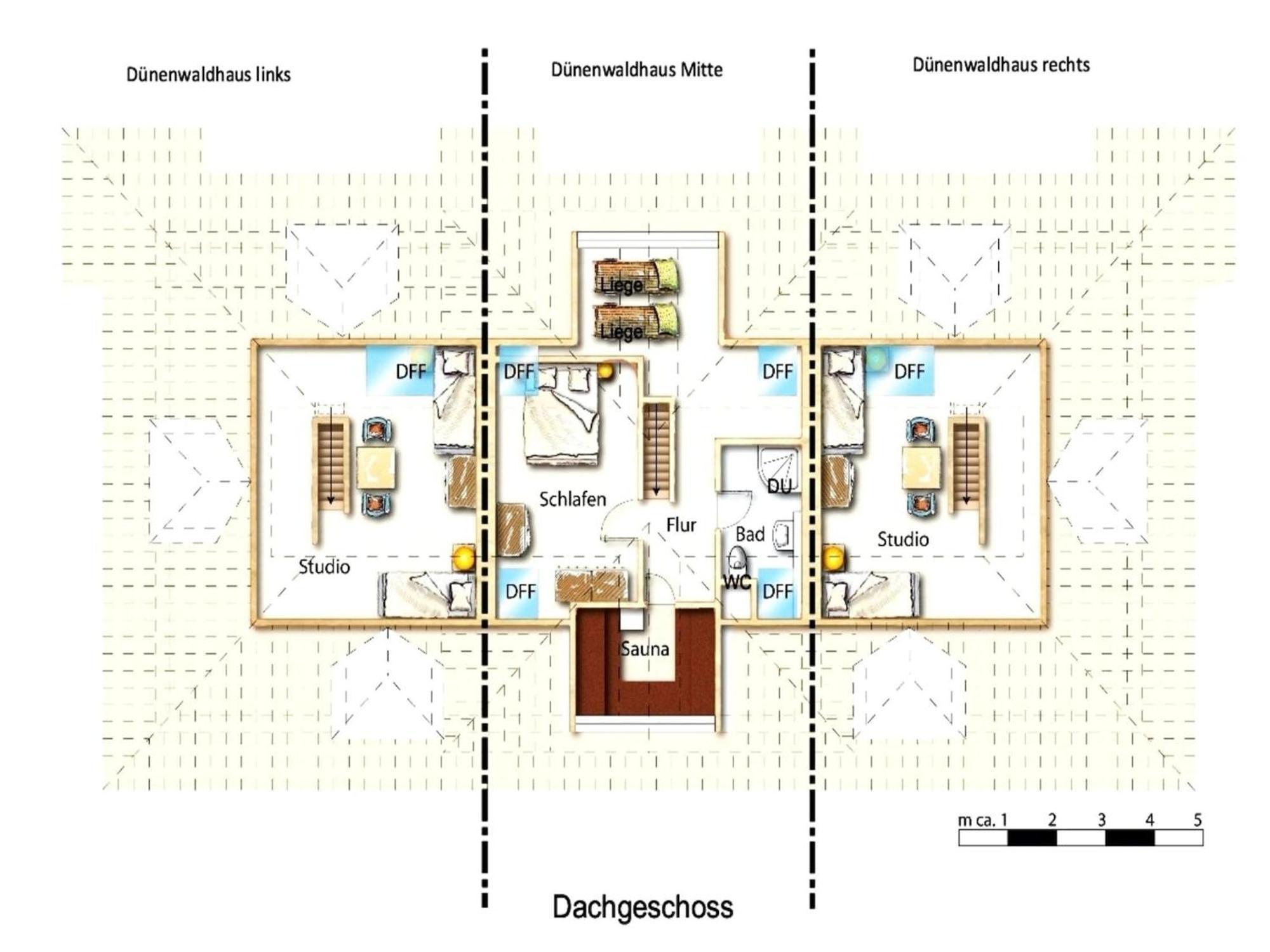 Reihenhaus Duenenwaldhaus Mitte In Trassenheide公寓 外观 照片
